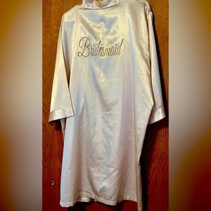 Silk “Bridesmaid” Robe